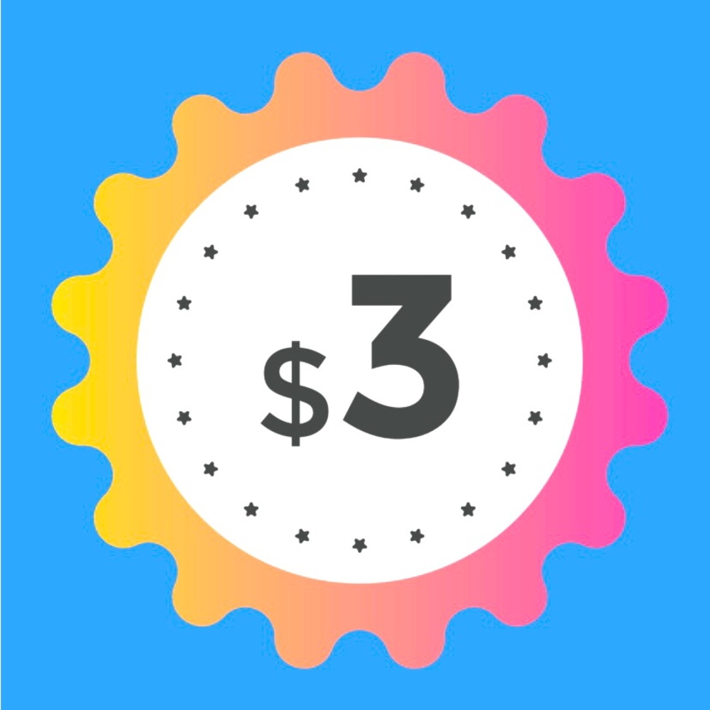 $3 FINAL PRICED CLEARANCE ITEMS FOR SALE!! BUNDLE 2 OR MORE ITEMS~SAVE 25%
